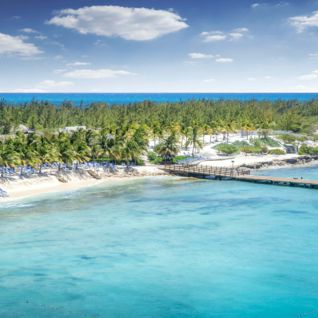 Aerial view of Grand Turk