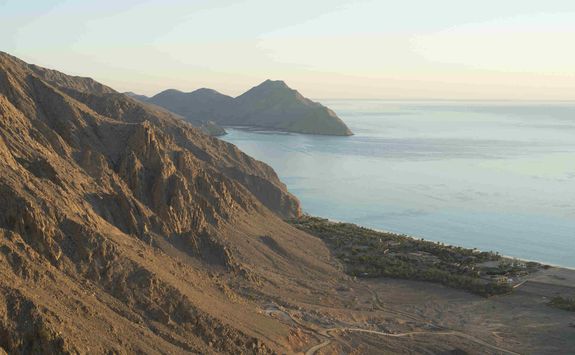 sunrise over oman
