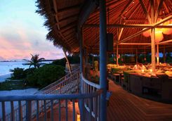 sunset beach dinner
