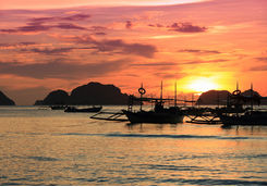 sunset boats
