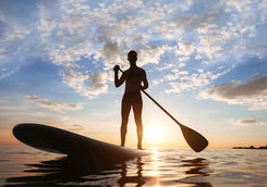 paddle board