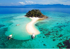 remote beach