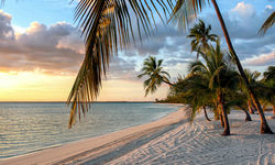Sunset in Andros Island