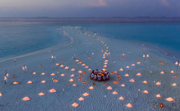 dinner on the beach